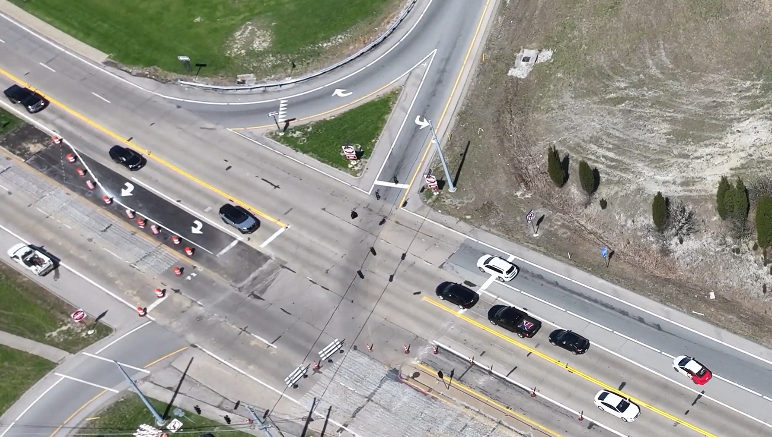 wlwt.com - Matthew Dietz - Grand Avenue exit in Newport reopens as major construction project continues