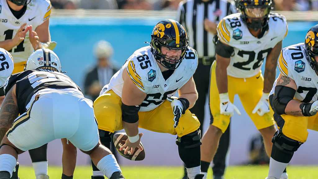 'Mr. 57': Former Iowa center Logan Jones earns free ketchup for life after NFL draft selection