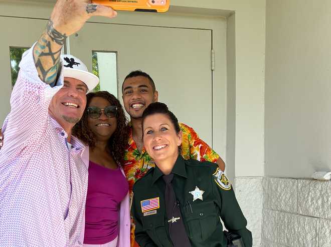 vanilla ice crashes deputy’s 30-year celebration in the best way