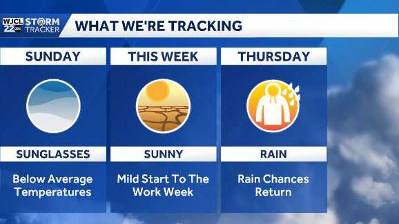 Sunshine returns for our Sunday in Savannah