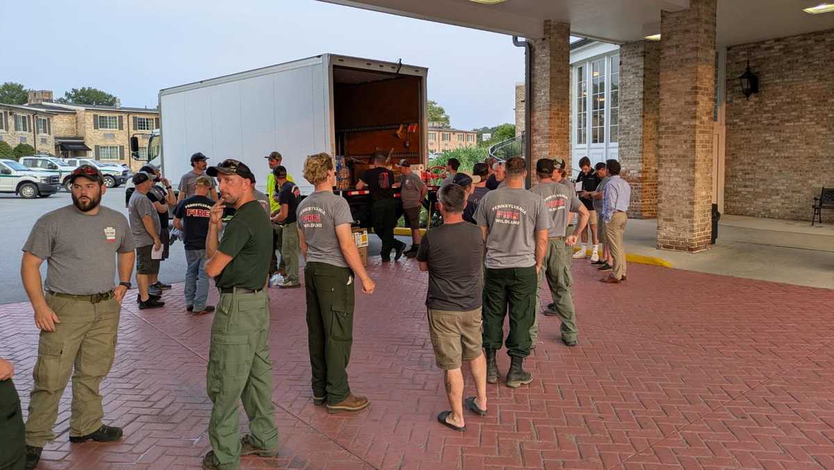 Pennsylvania fire crew prepares to assist with Washington wildfires