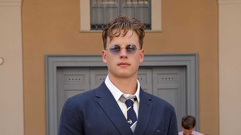 PHOTOS: Bengals QB Joe Burrow makes appearance in Italy fashion show
