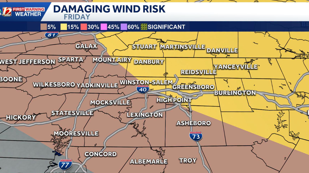 Real-time updates | Thunderstorm warnings issued across Piedmont Triad