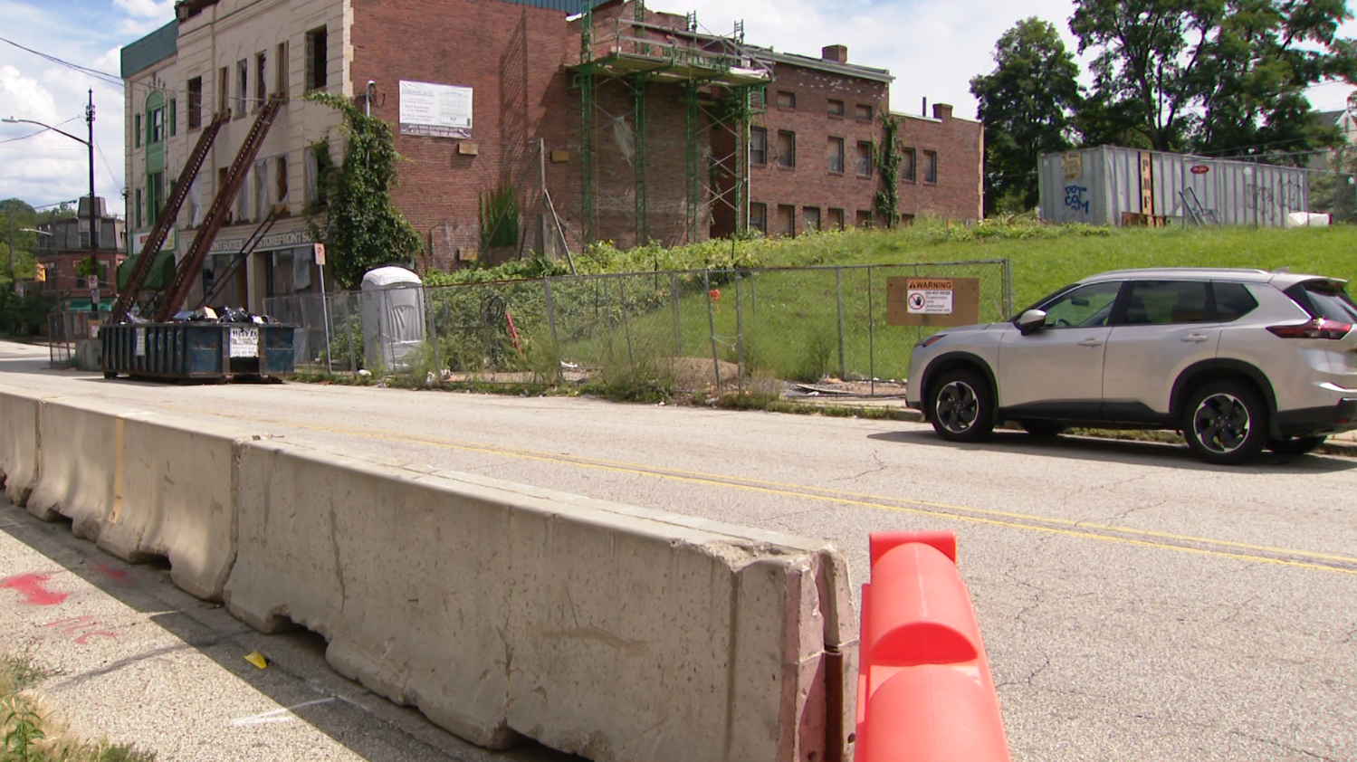 Hill District residents rally to address blocked sidewalks on Centre Avenue