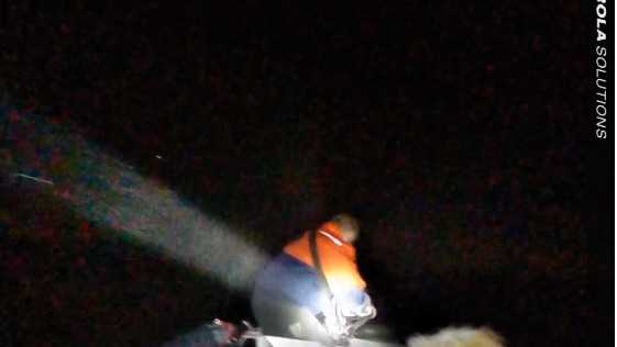 First responders rescue two men, dog from Essex River