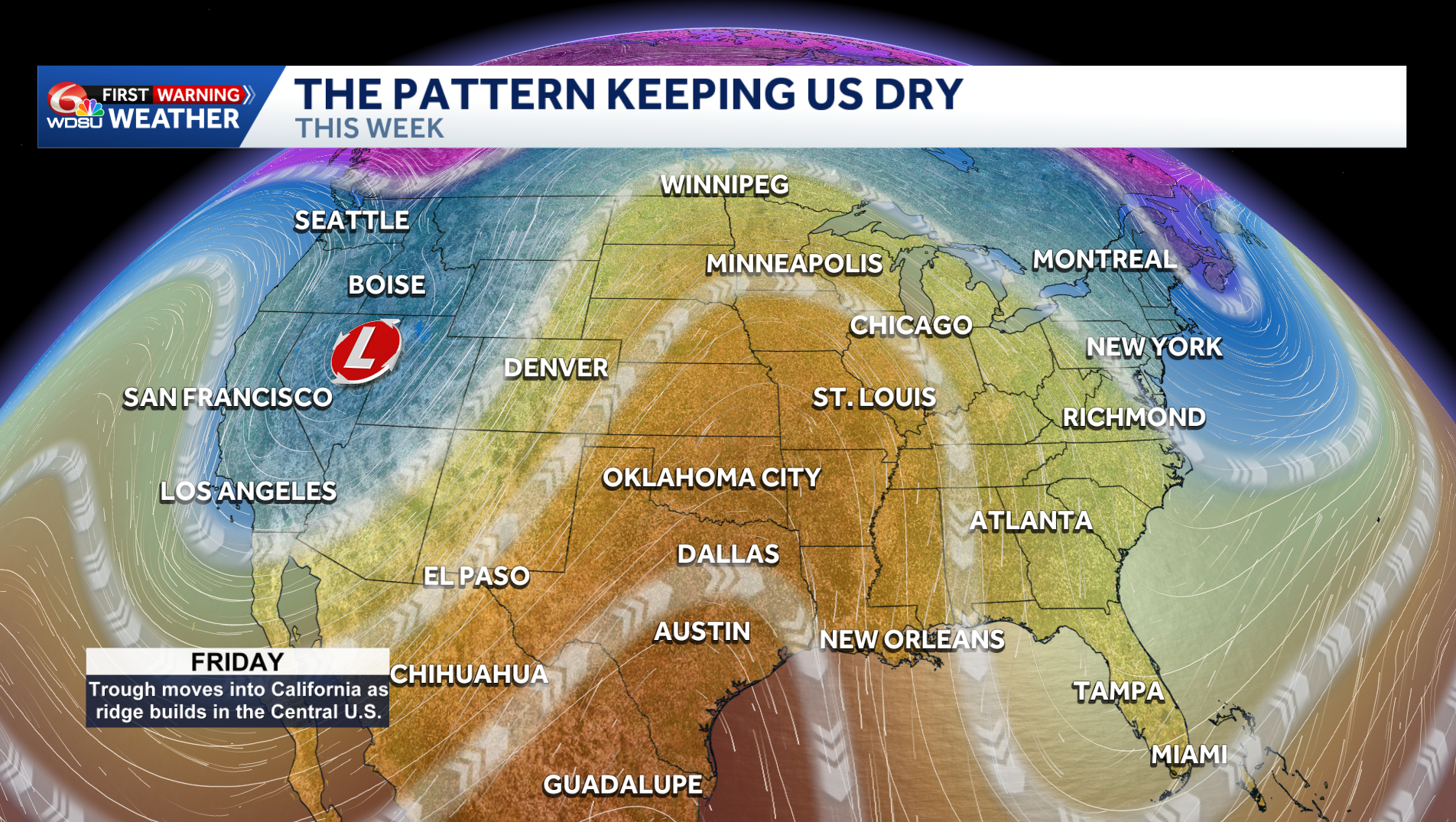 Southeast Louisiana weather: Sunny days, cool nights and growing fire ...