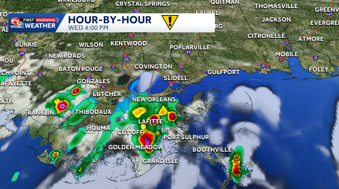 scattered afternoon/evening storms