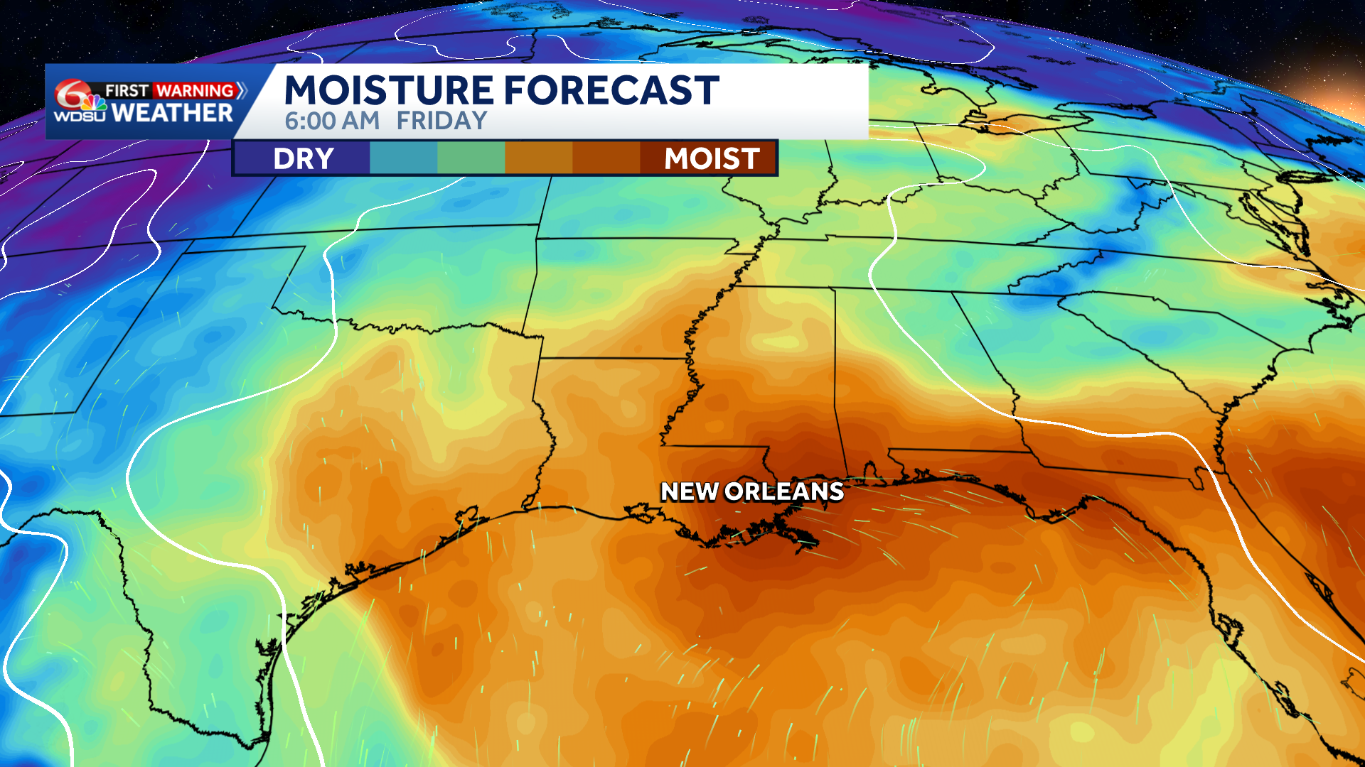 Good chance of storms for southeast Louisiana for the rest of the week ...