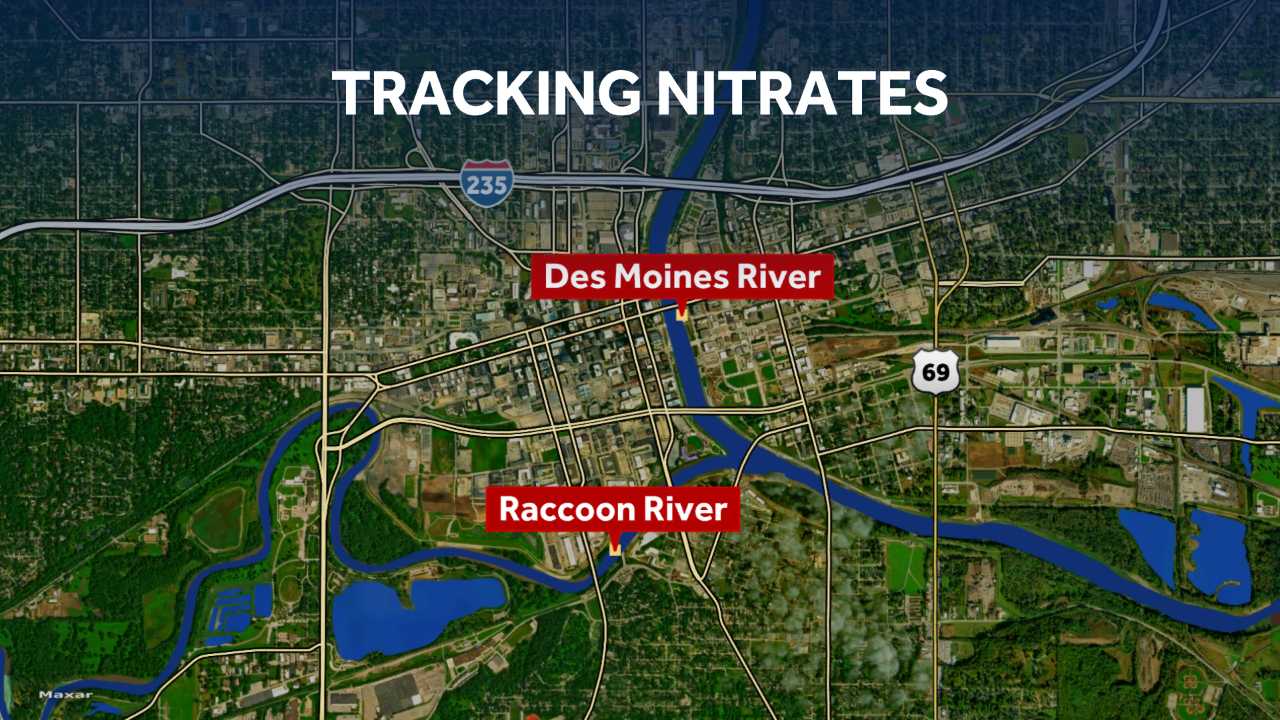 KCCI Investigates: Des Moines, Raccoon rivers' nitrate levels remain high