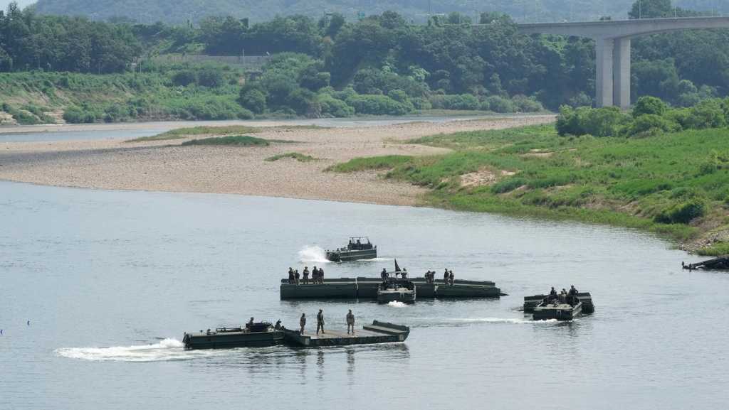 South Korean and US militaries shorten drills after Trump ordered a reduction