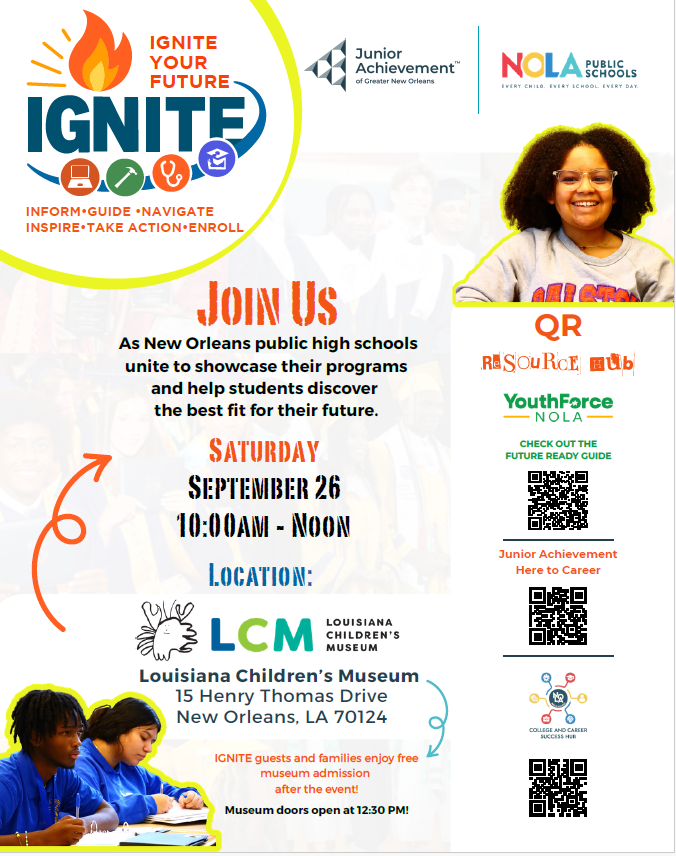 wdsu.com - Aubry Killion - NOLA Public Schools hosts free IGNITE showcase