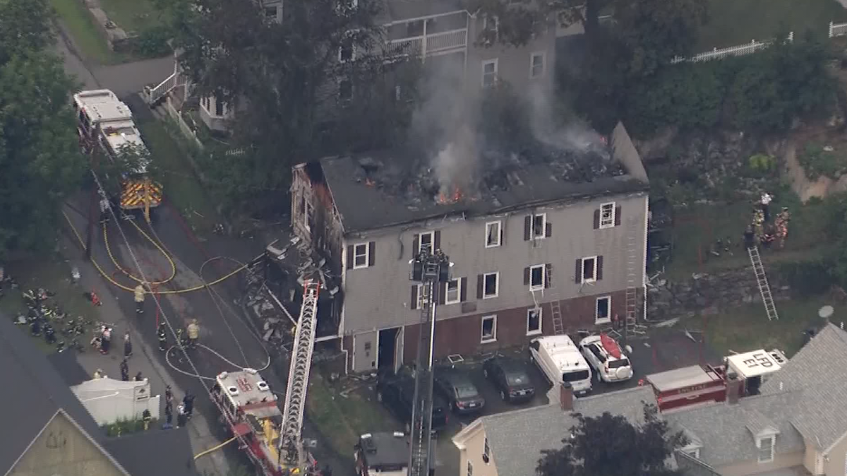 Sky5: Crews battling multi-alarm fire at home in Ayer, Mass.