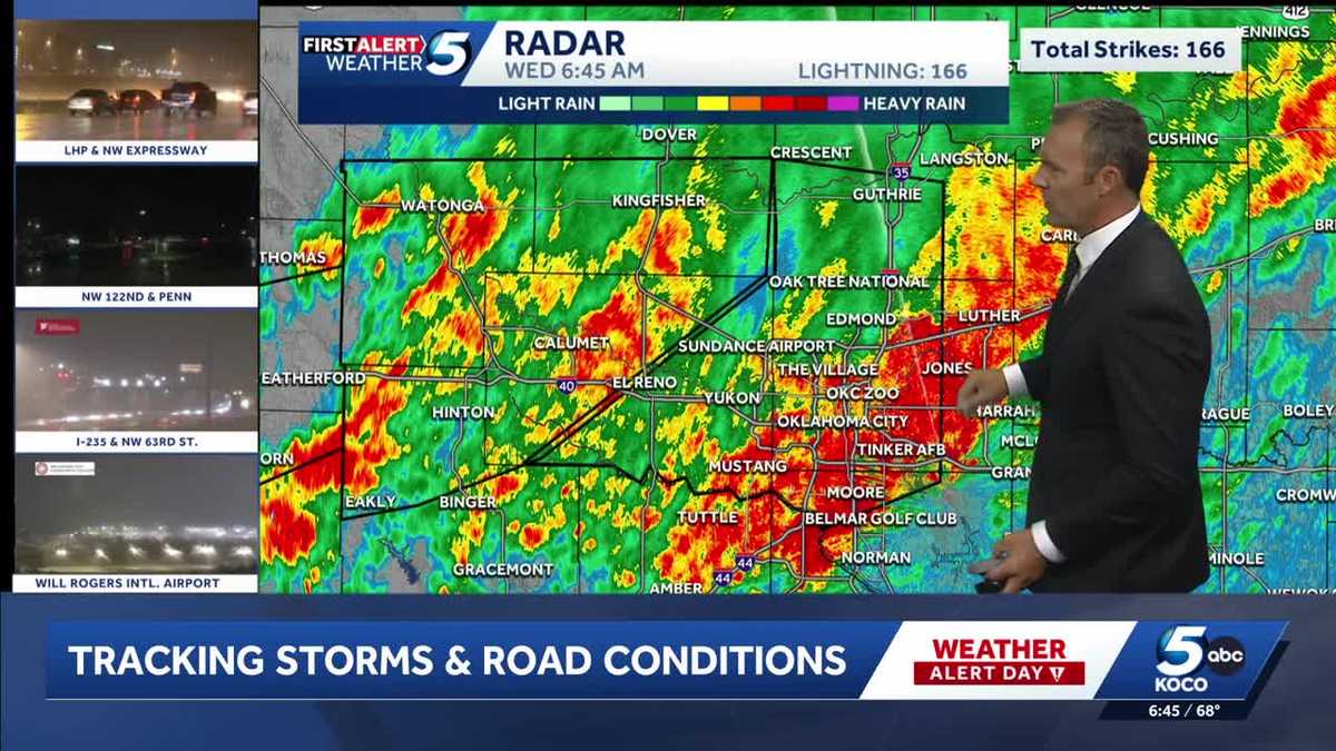 UPDATES: Tracking road conditions and flood risk as storms continue in Oklahoma