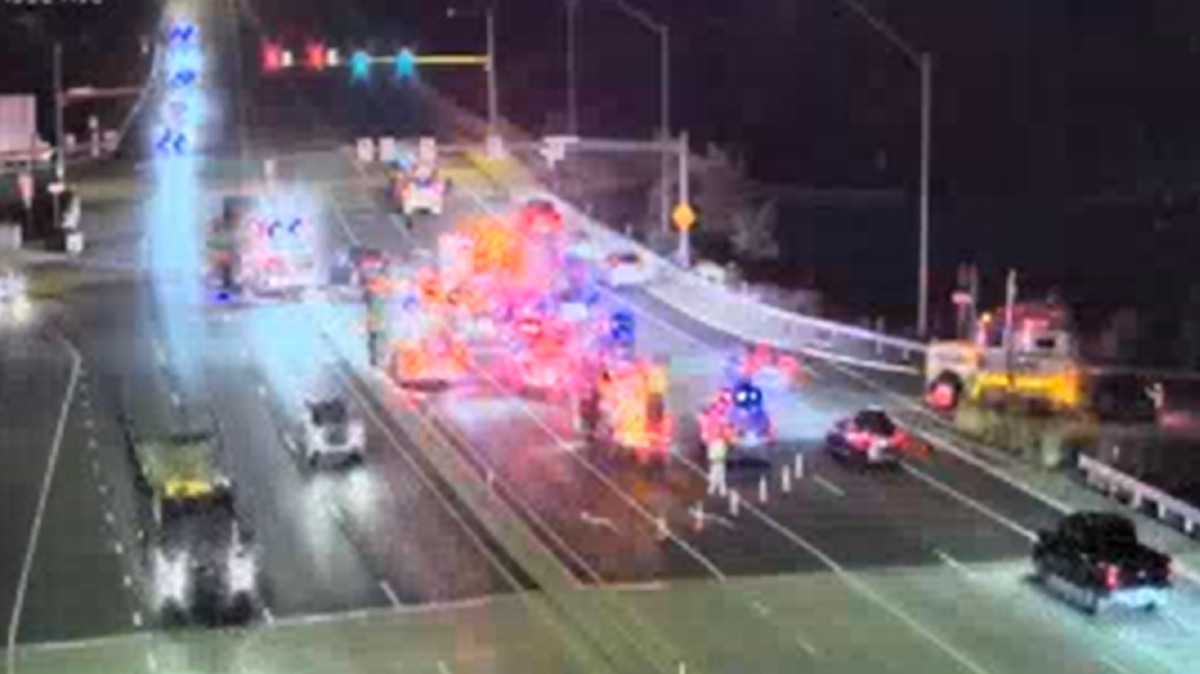 EMS responds after motorcycle, tractor-trailer collide near I-83 ramp in York County