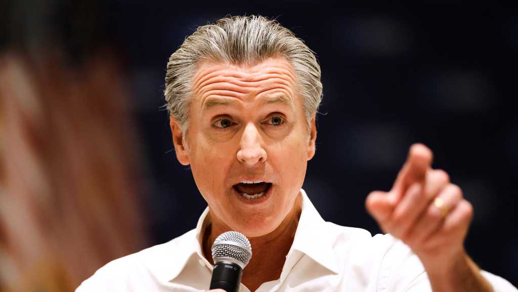 Gavin Newsom says he won't run for president if Kamala Harris does in 2028