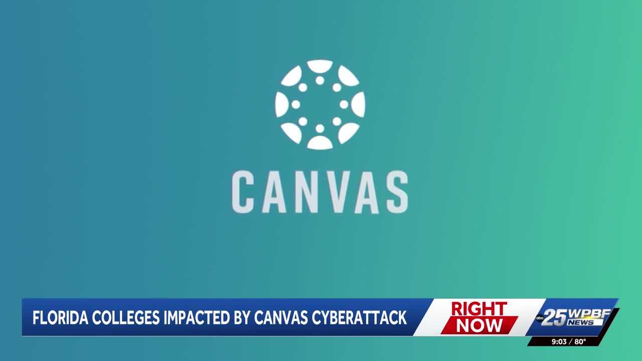 Cyberattack disrupts Canvas platform, affecting Florida universities during finals