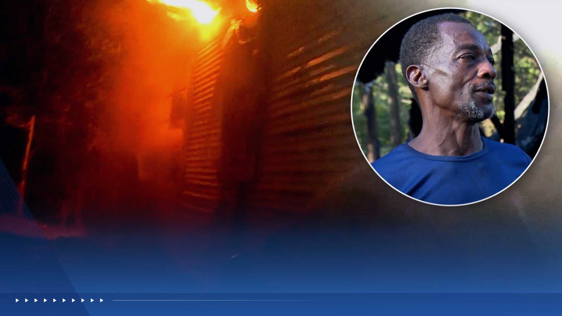 VIDEO: 4-year-old boy pulled from house fire after neighbor digs through wreckage with bare hands