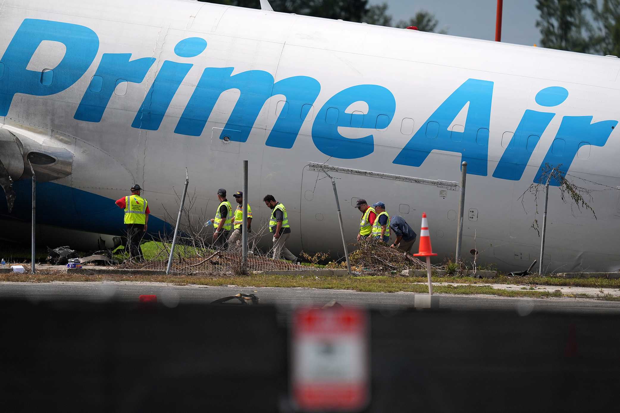 Amazon cargo plane's black box reveals strange sequence of events before jet skidded off runway