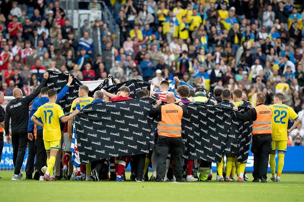 Danish soccer star conscious after collapsing again during match, hospital tests underway