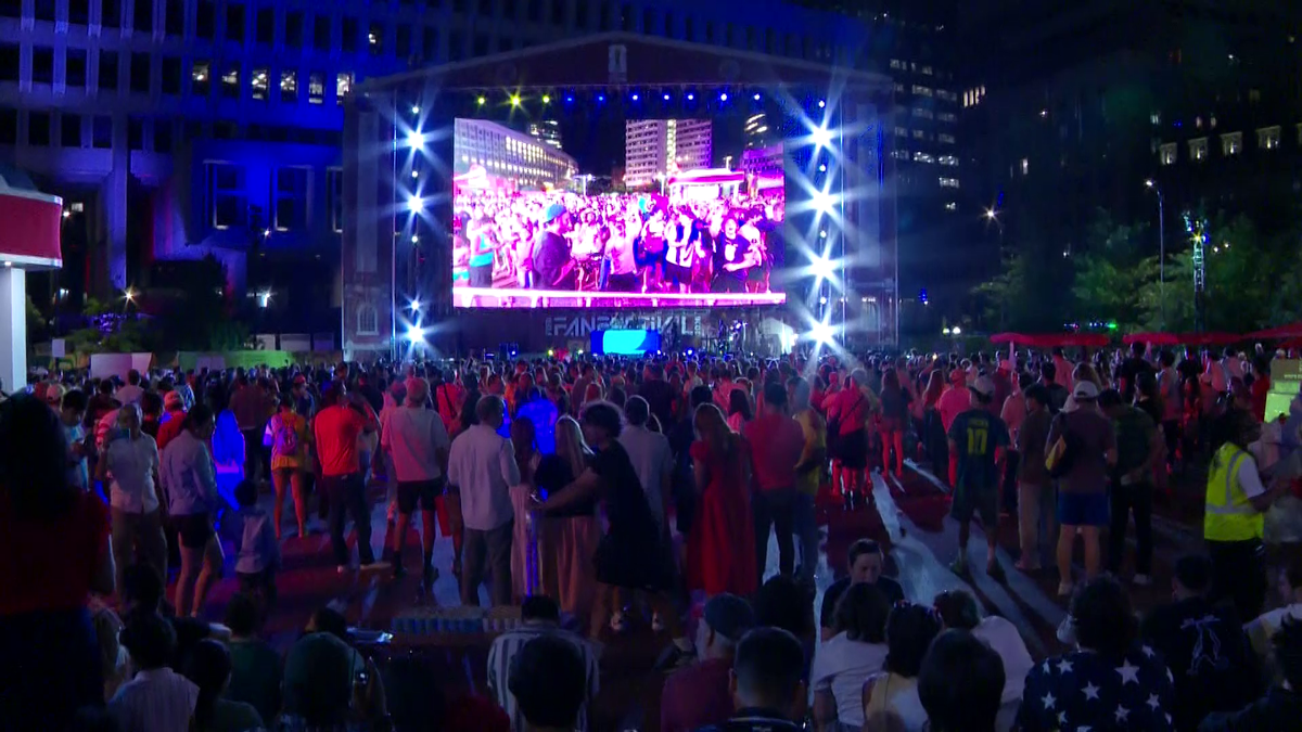 Fans gather in Boston and Foxborough for World Cup action