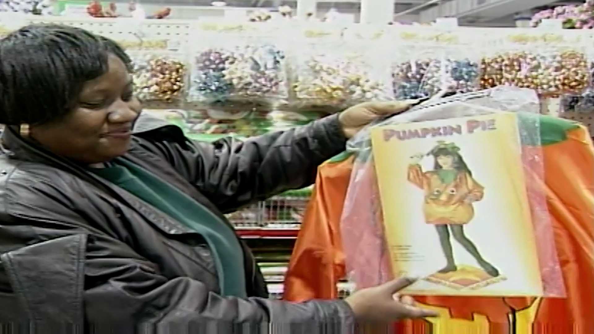 KETV visits Omaha costume store to discuss popular Halloween costumes and decor in 1996