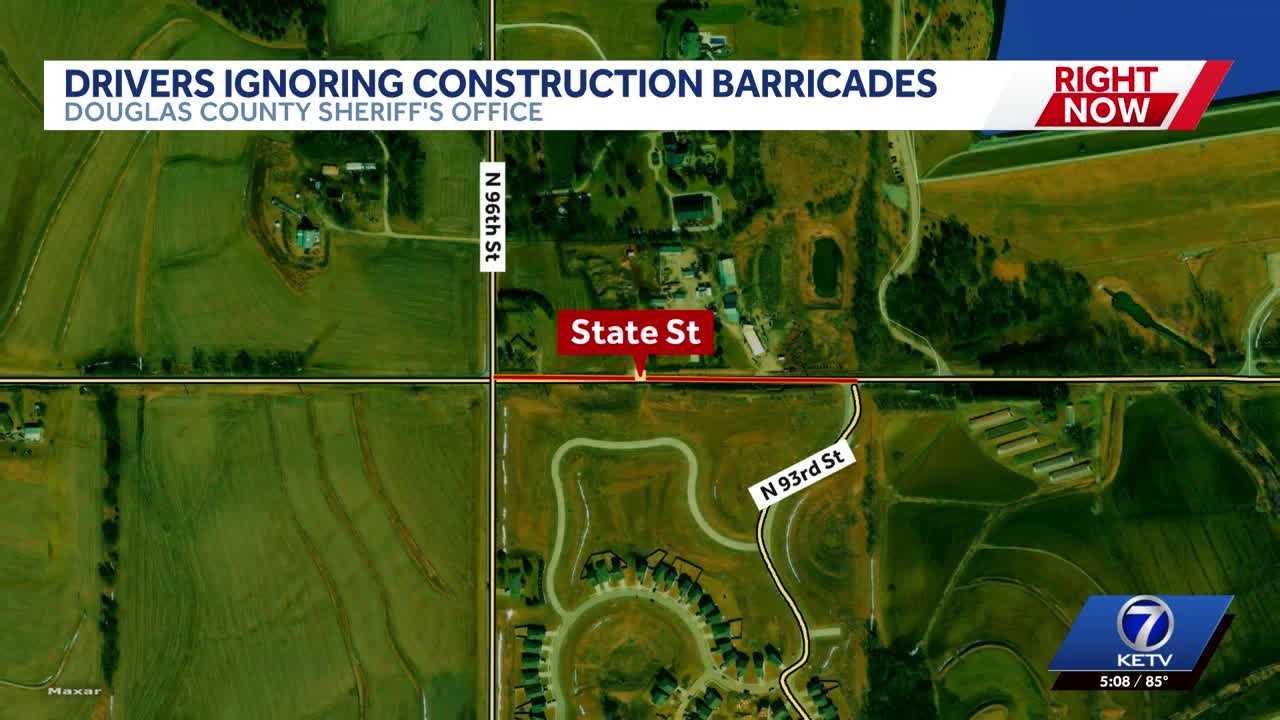 ketv.com - Douglas County deputies ticket multiple drivers for disregarding construction rules