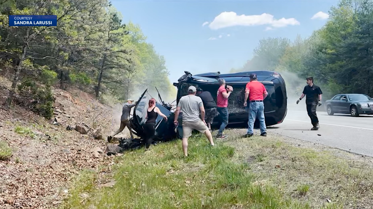 Cape Cod couple thanks rescuers after fiery crash