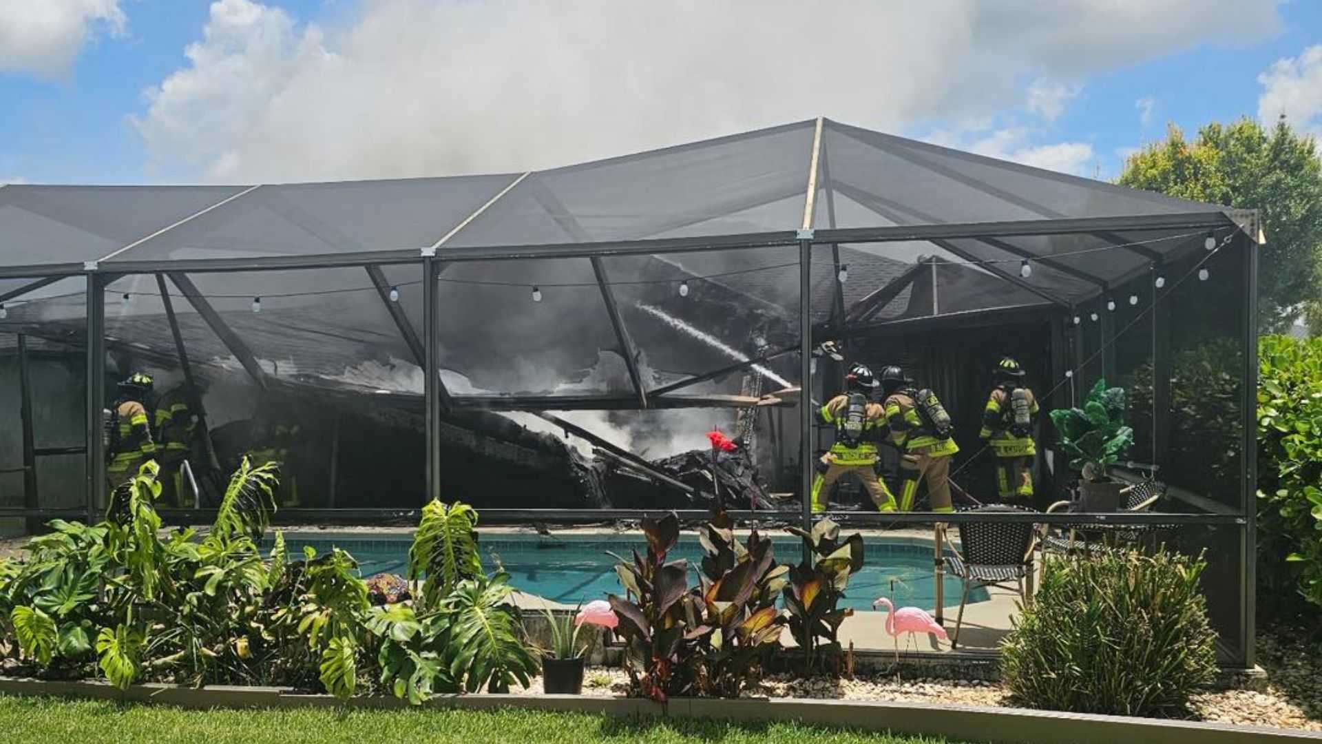 Residents, dog escape house fire on SW 6th Ave. in Cape Coral