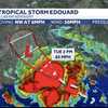 Edouard strengthens over the Gulf as it nears the coast