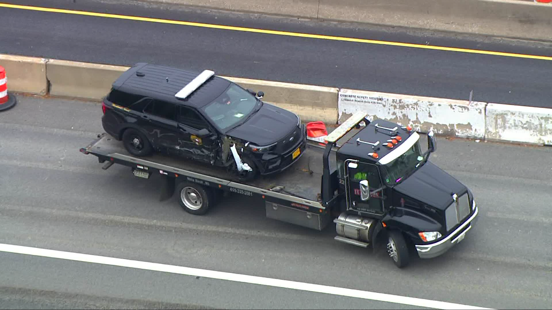MSP: Trooper hospitalized after crash on I-95 in Harford County