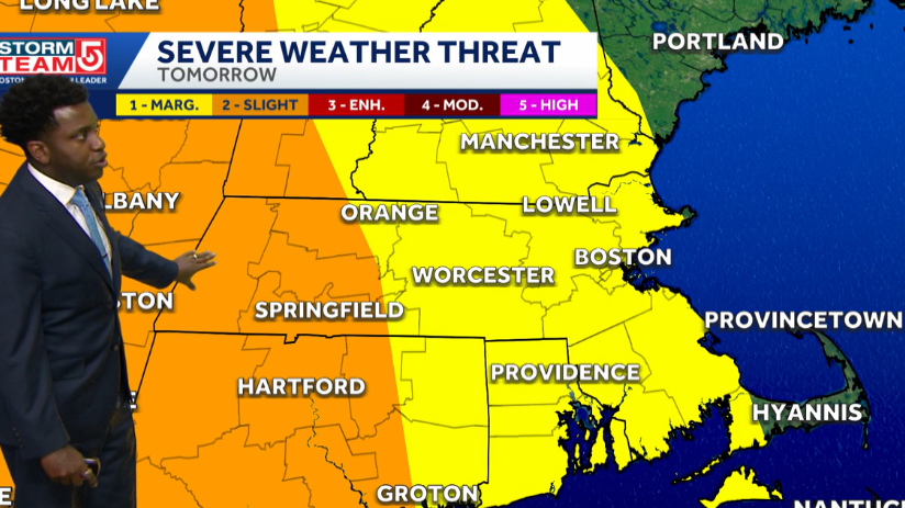 Impact Weather: Scattered afternoon storms may bring dangerous winds Saturday