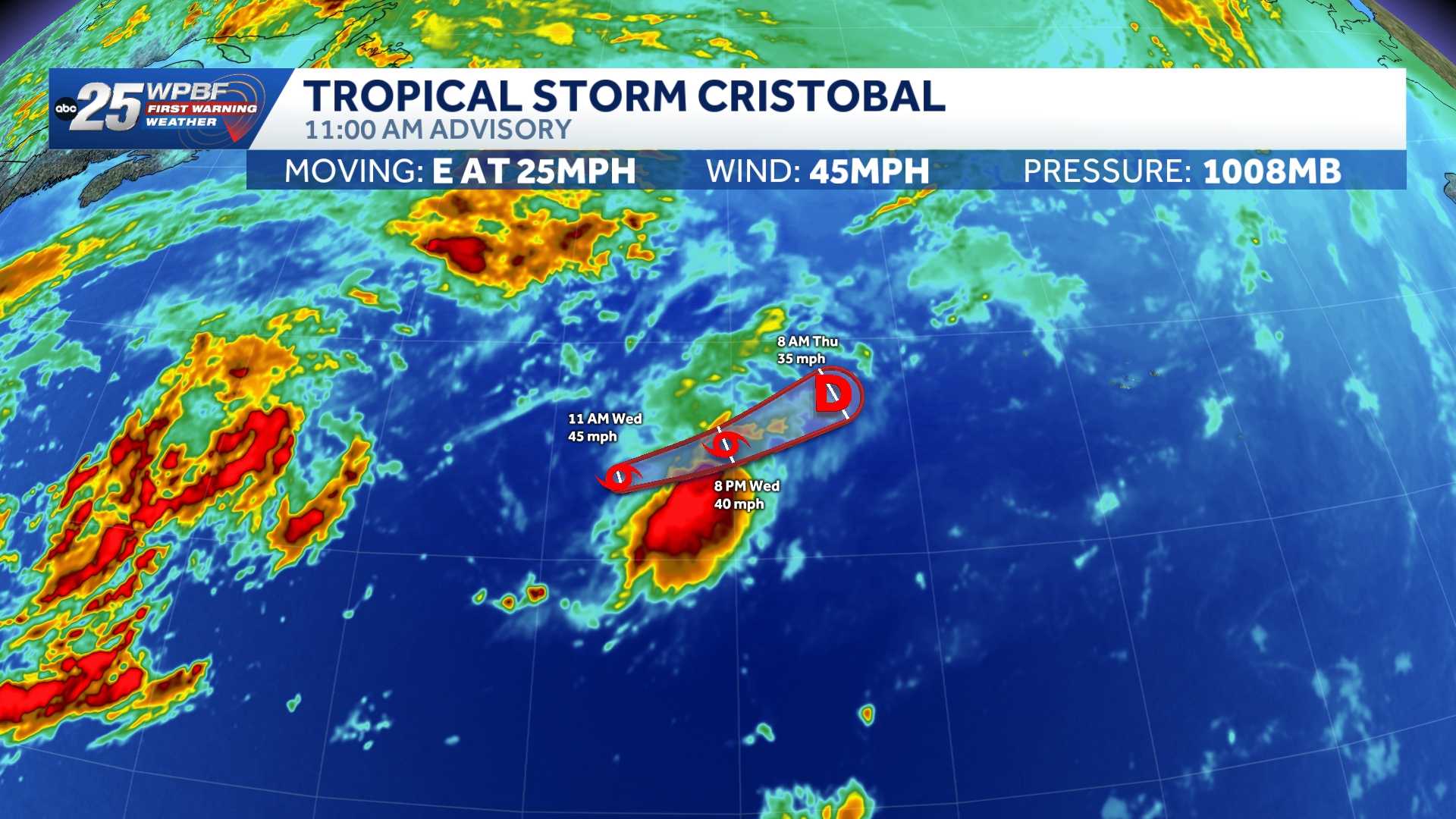 Tracking Cristobal: Computer models and maps