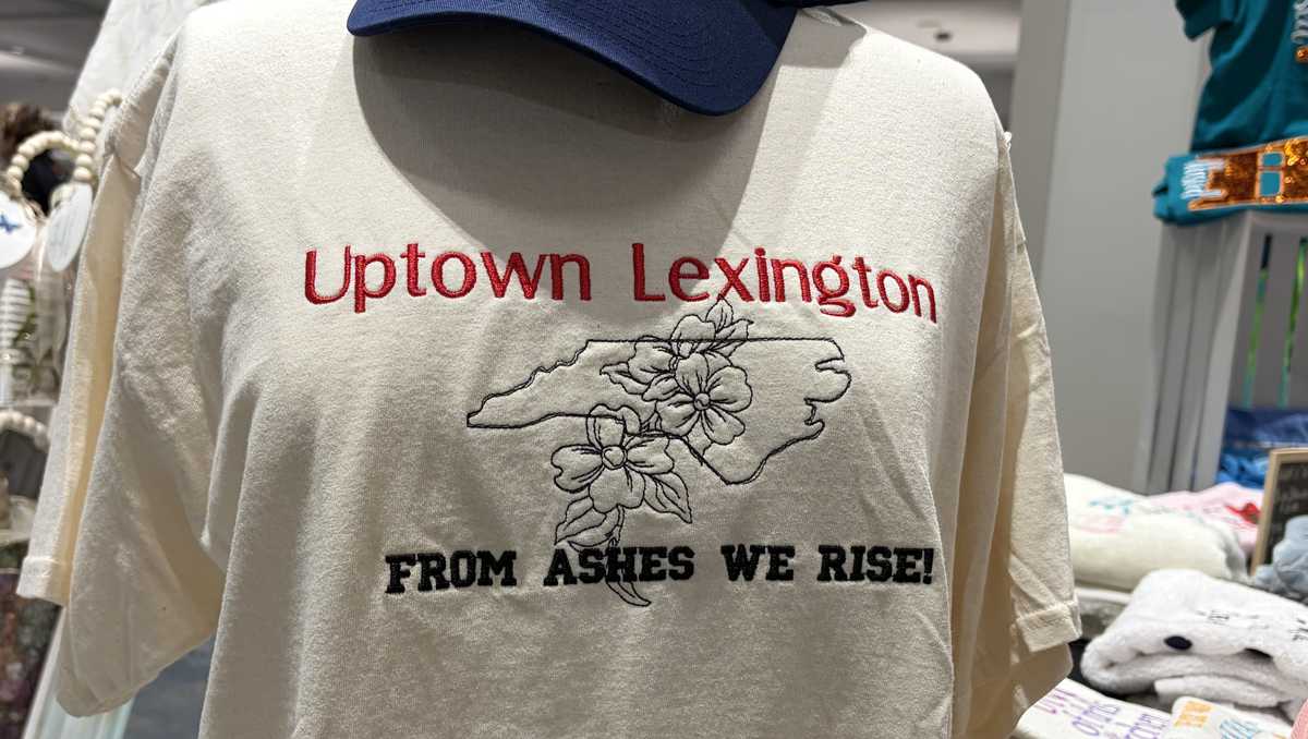 Lexington embroiderer sells T-shirts to support uptown businesses devastated in fire