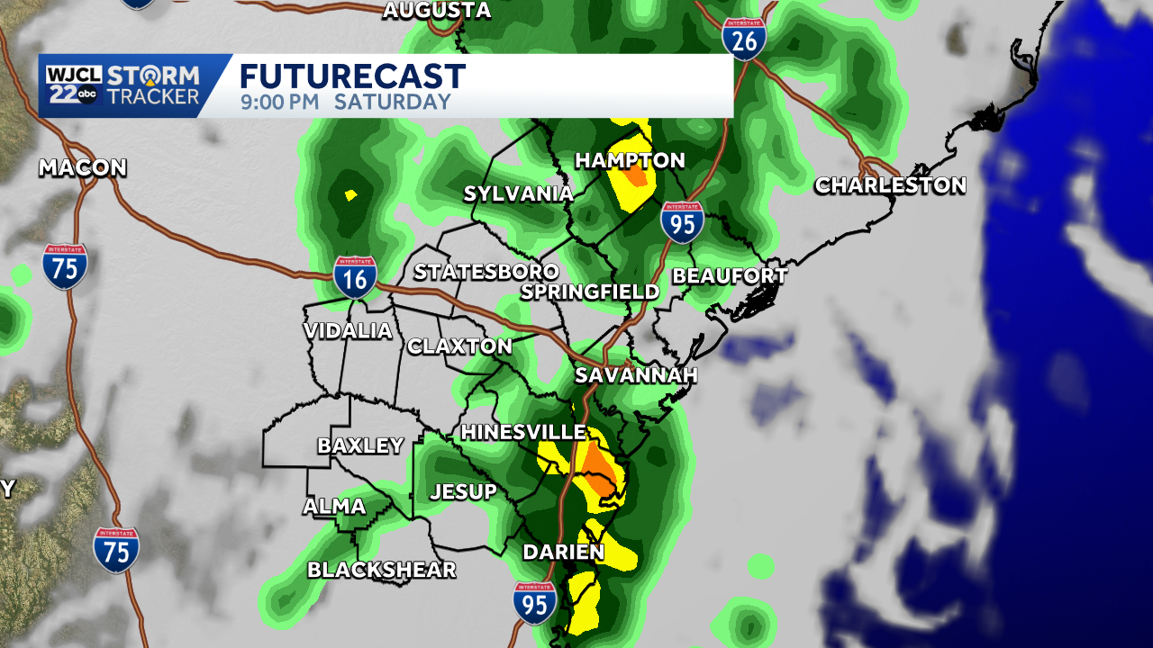 Some much needed rain is on the way for SE Georgia and the Lowcountry ...