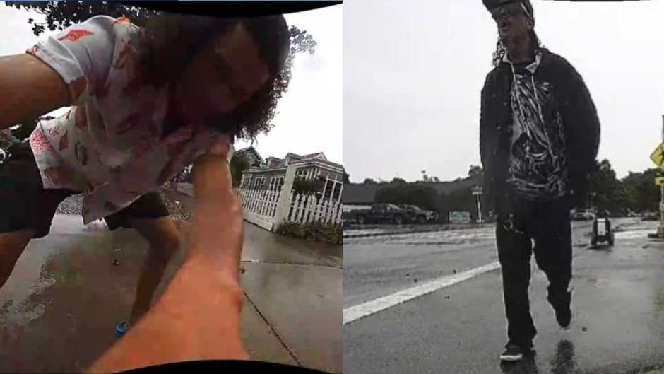 ksbw.com - Ricardo Tovar - Hollister police investigate vandalism after sidewalk robots knocked over, poured with beer