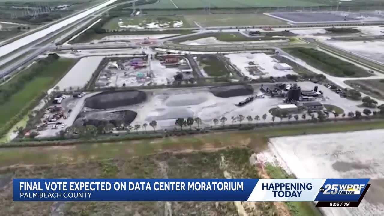 Palm Beach County commissioners approve moratorium on data centers