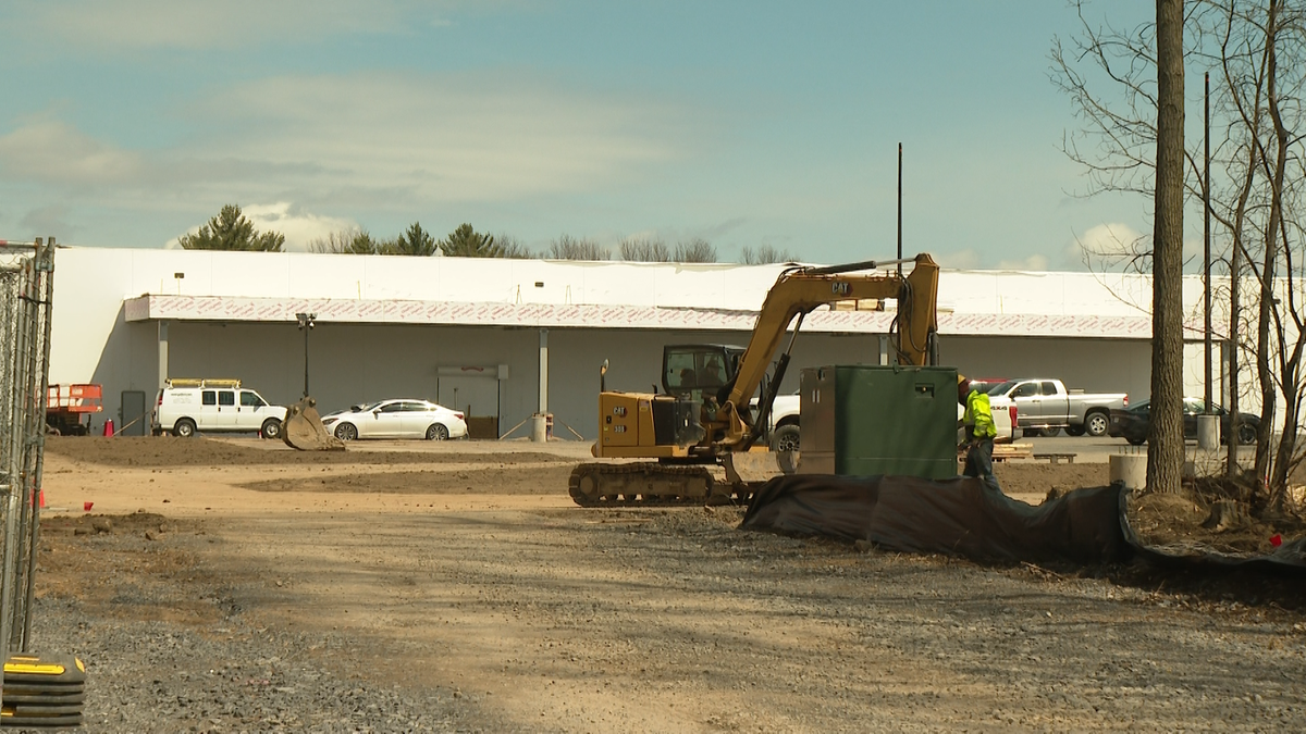 Amazon facility still under construction, set to bring new jobs to the North Country