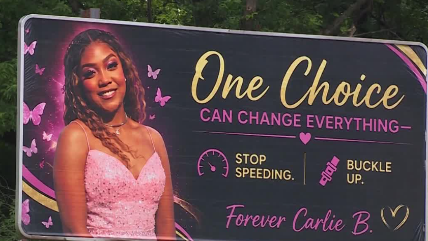 Family unveils billboard honoring 20-year-old killed in West End crash