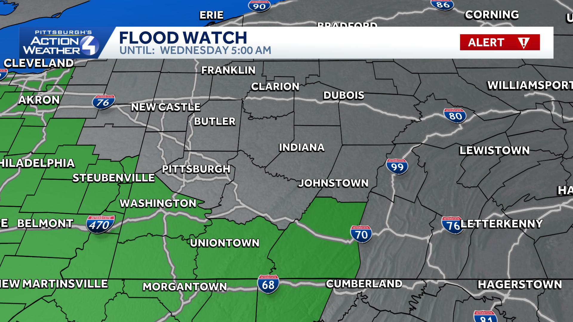 Rounds of Rain, Flash Flooding Possible