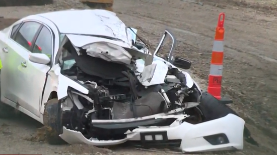 Police chase ends in crash on I-471; driver charged with DUI