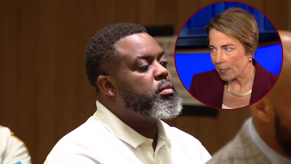Gov. Healey pressed over Lamar Cook criminal history in post-debate conference