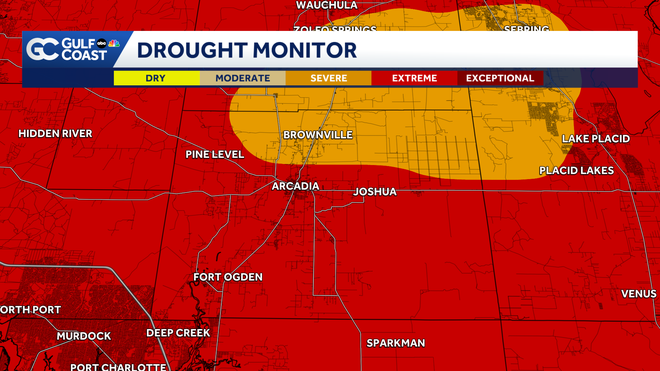 Drought conditions improve for parts of the Gulf Coast