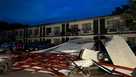 Kansas City apartment roof ripped off by winds during storms