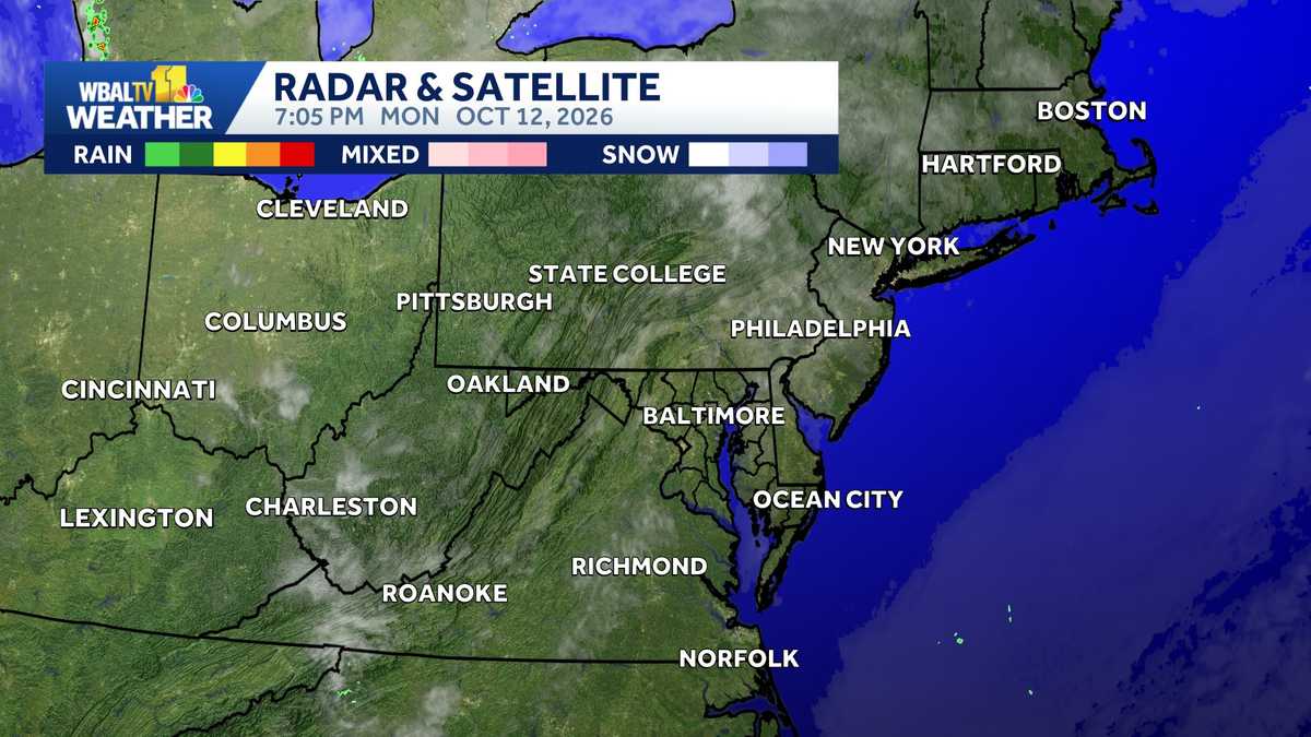 Baltimore Weather: WBAL Weather Maps, 7-Day Forecast