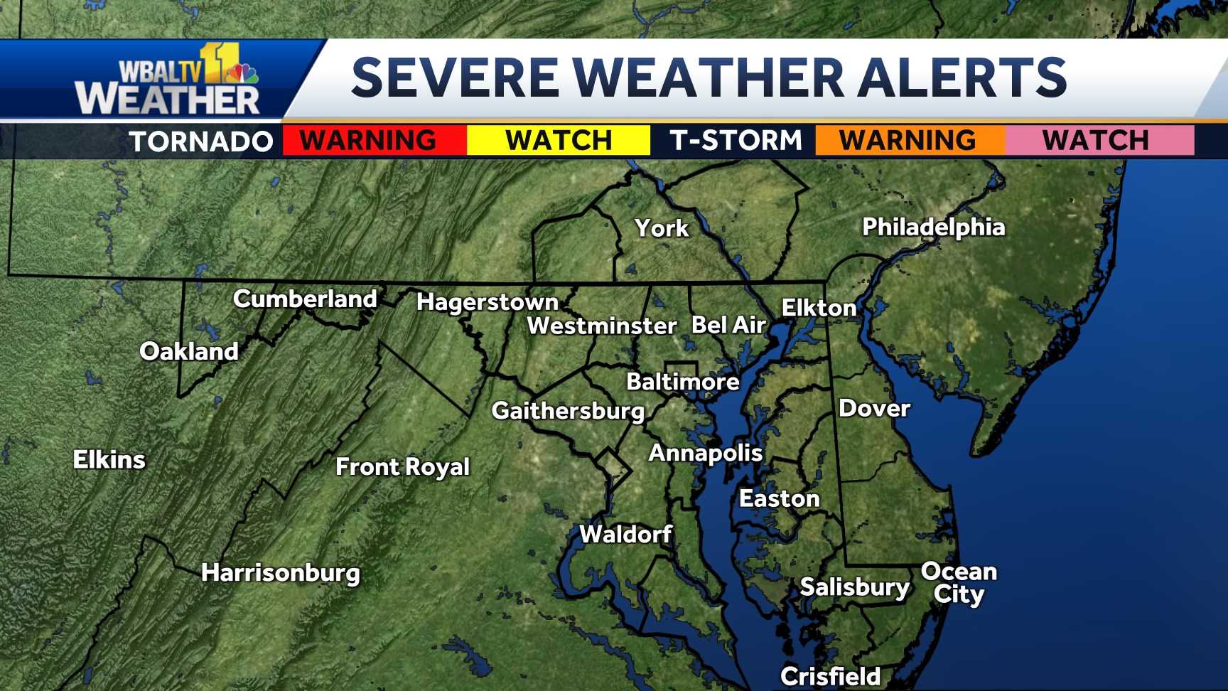 WBAL Weather: 7-Day Forecast, Forecast Maps