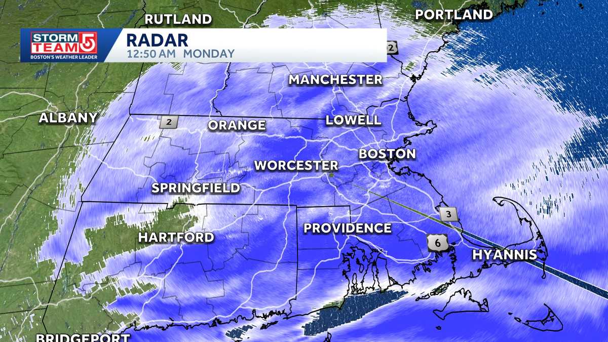 Heavy snow, damaging wind: Nor'easter intensity peaks early Monday
