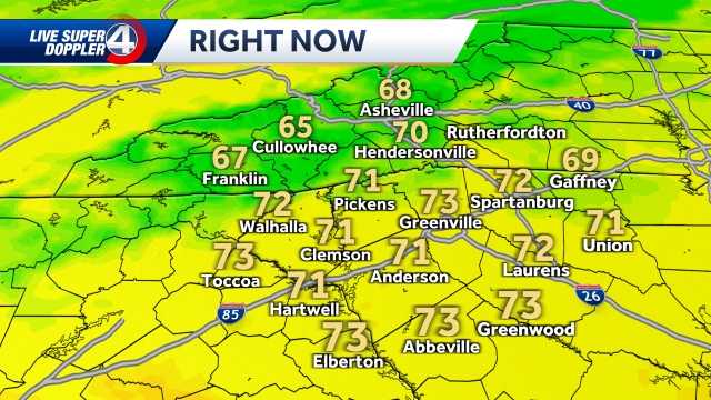 South Carolina Rain, snow predictions for Wednesday