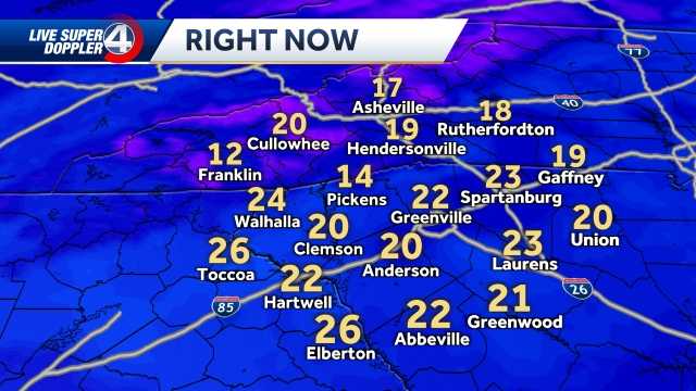 Arctic blast brings dangerously low temperatures to South Carolina