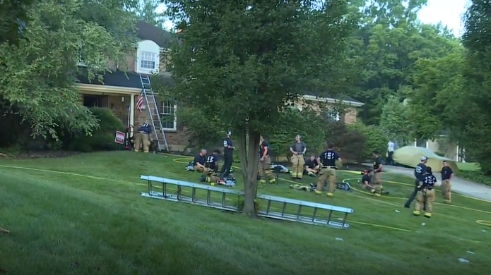 Firefighters investigate house fire in Anderson Township