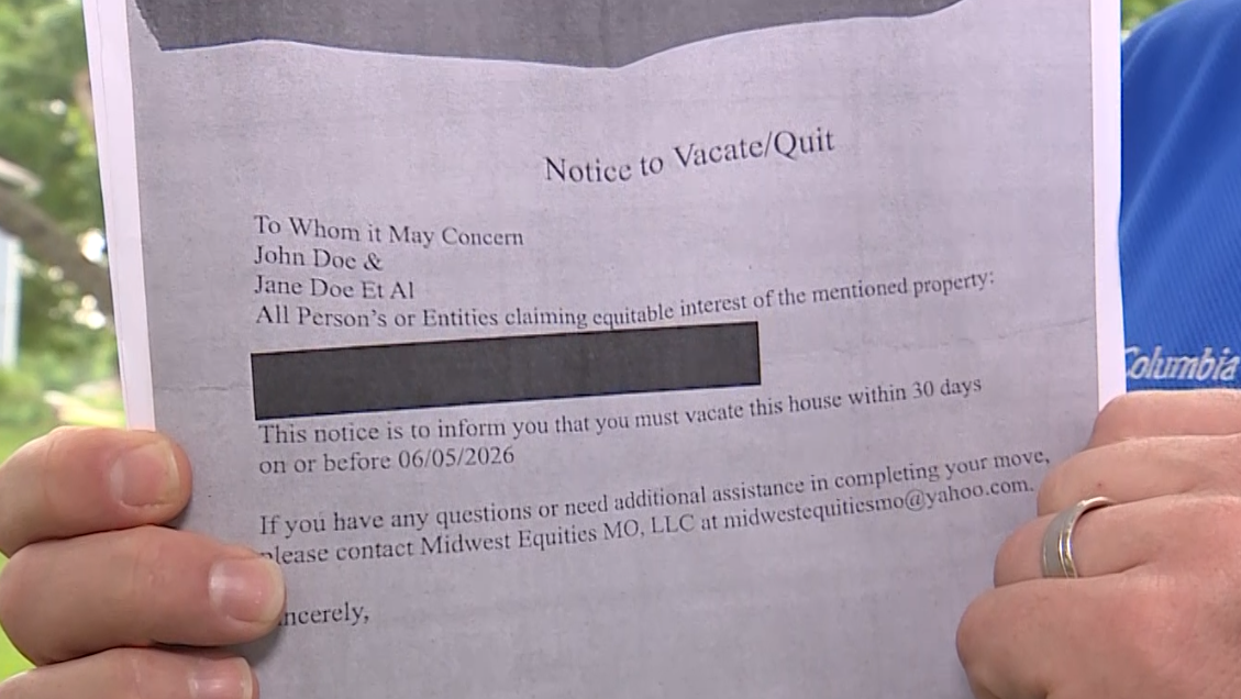 Eviction and property title scams targeting KC area homeowners
